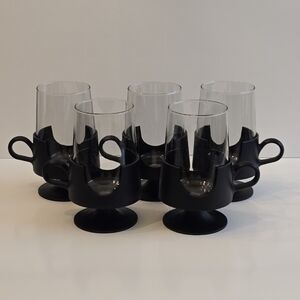 Mid-Century Modern Corning Glas- Snap Mugs Set Of 5